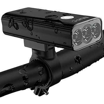 6400mAh 1200ルーメンUSB充電式 防水 アルミ合金製 自転車ライト Amazon | 自転車 ライト 6400mAh 1200ルーメンTYPE C充電式 防水